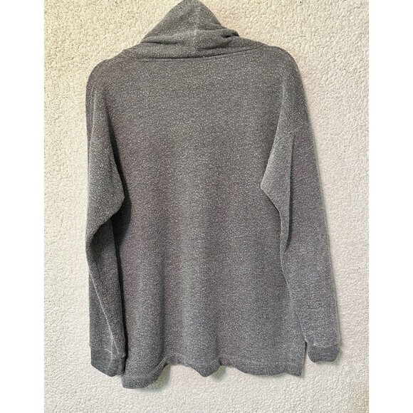 J. Crew Cowl Neck Sweater Medium Cotton Blend Gray - Picture 5 of 9